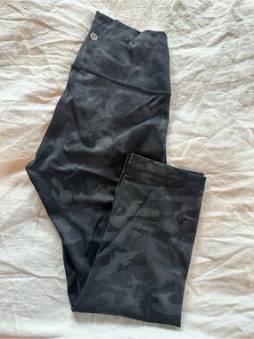 lululemon athletica Black Camo Leggings